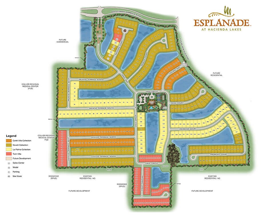 SOLD OUT Esplanade at Hacienda Lakes Twin Villas in Naples, FL